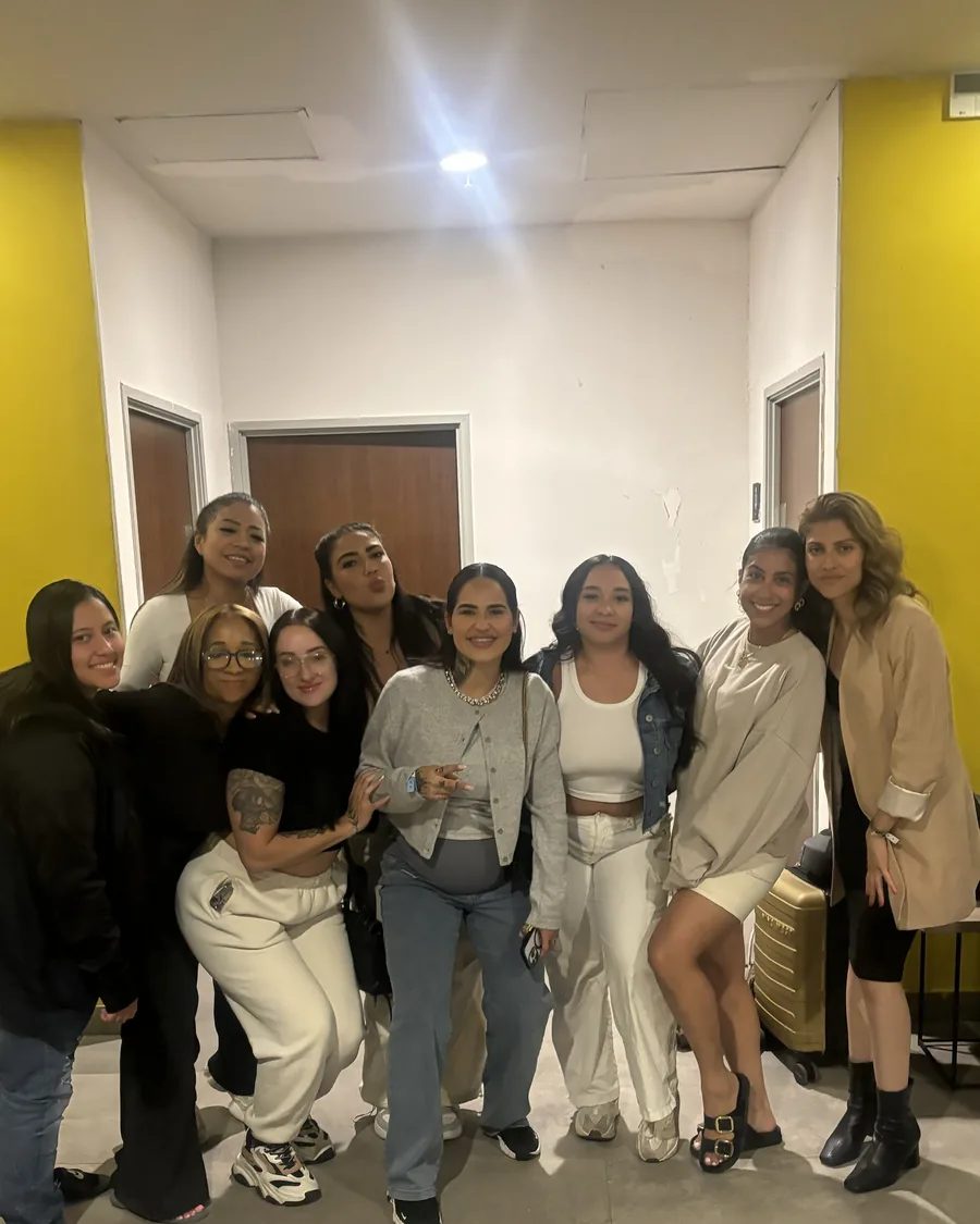 Alpha Society members gathered together at an event